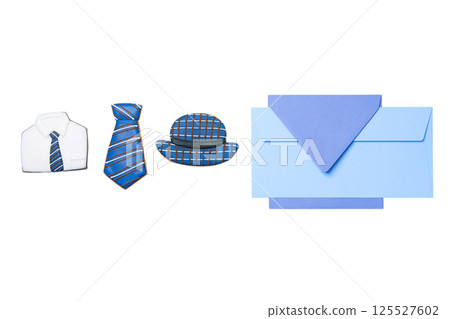 Father's Day, Baking cookies for Father's Day, isolated on white, PNG Father's Day, Baking cookies for Father's Day, isolated on white, PNG 125527602