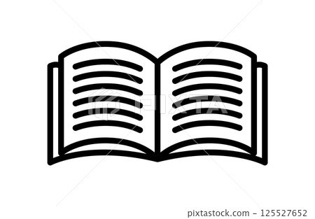 Book simple icon vector illustration Book simple icon vector illustration 125527652