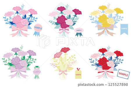 花束插圖素材集 125527898
