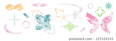 Colorful y2k style noise textures 125528143