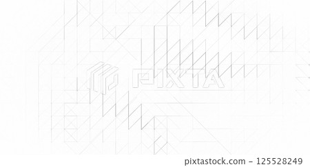 This artwork showcases an abstract arrangement of geometric lines and forms, creating a tranquil and modern atmosphere. 125528249