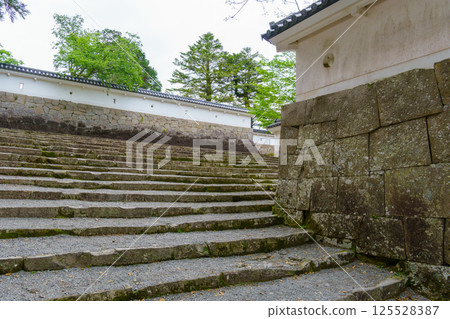 Stone steps of Obi Castle, Nichinan City, Miyazaki Prefecture 125528387