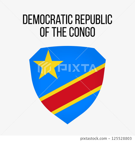 Congo Vector Flag. Congo Flag for Independence Day. Vector Flag Template. Congo Vector Flag. Congo Flag for Independence Day. Vector Flag Template. 125528803