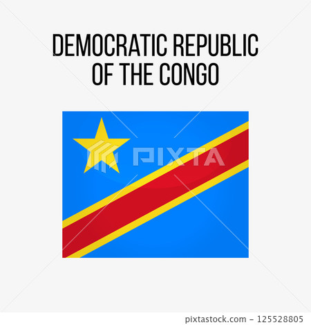 Congo Vector Flag. Congo Flag for Independence Day. Vector Flag Template. Congo Vector Flag. Congo Flag for Independence Day. Vector Flag Template. 125528805