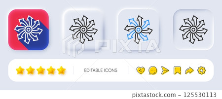 Versatile line icon. Neumorphic, Flat shadow, 3d buttons. Multifunction sign. Line versatile icon. Social media icons. Vector Versatile line icon. Neumorphic, Flat shadow, 3d buttons. Multifunction sign. Line versatile icon. Social media icons. Vector 125530113