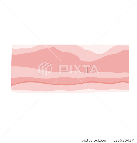 培根切片插圖 培根切片插圖 125530437