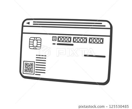 My number card (back side) 125530485