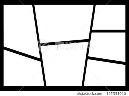 A black frame background for a manga spread 125531010