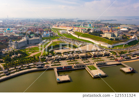 Cityscape of Kazan in summertime 125531324