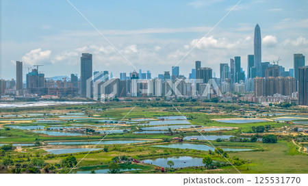 Ma Tso Lung pond reflection on April 20, 2025 Ma Tso Lung pond reflection on April 20, 2025 125531770