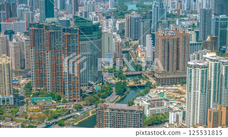 Shenzhen skyline cityscape on April 20, 2025 Shenzhen skyline cityscape on April 20, 2025 125531815