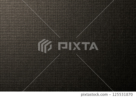 具有亞麻紋理的黑紙背景紋理 125531870