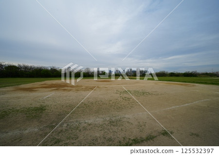 Amateur baseball field Amateur baseball field 125532397