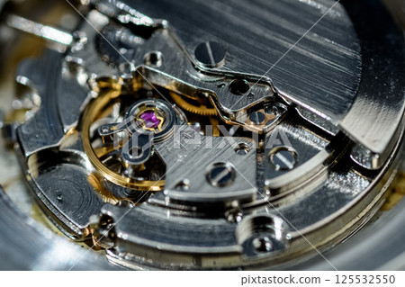 Precision machinery: inside a wristwatch Precision machinery: inside a wristwatch 125532550
