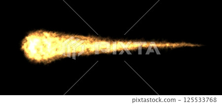 Realistic Meteor, comet or fireball, transparent. Meteorite, an asteroid in motion, burns. Png Realistic Meteor, comet or fireball, transparent. Meteorite, an asteroid in motion, burns. Png 125533768