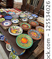 Souvenirs from the white village of Mijas in Spain 125534026