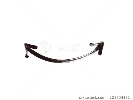 Hand-drawn arrows that look like they were drawn with a brush Left and right arrows Hand-drawn arrows that look like they were drawn with a brush Left and right arrows 125534321