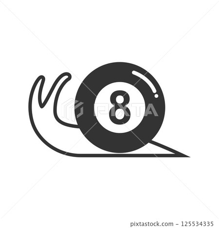 Snail design icon logo 125534335