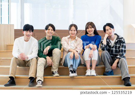 Male and female university students. Photo courtesy of Denpa Gakuen, Tokyo Electronics College. 125535219