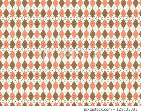 Argyle check background material 125535335