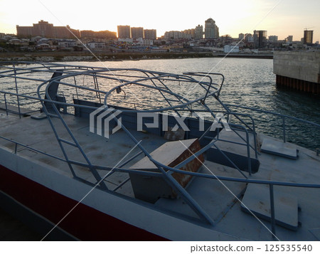 City view from the sea. City view from the sea. 125535540