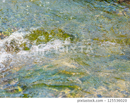 Spring river: Close-up of water flow 18 Spring river: Close-up of water flow 18 125536020