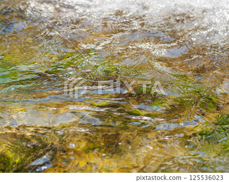Spring river: Close-up of water flow 45 Spring river: Close-up of water flow 45 125536023