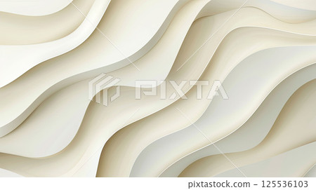 Elegant abstract paper layers in soft neutral tones, 3D depth effect, perfect for modern backgrounds and web design Elegant abstract paper layers in soft neutral tones, 3D depth effect, perfect for modern backgrounds and web design 125536103