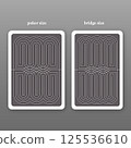 Back of a playing card 125536610