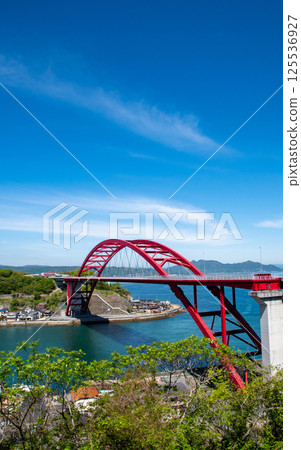 太陽邀請大橋大橋在瀨戶之瀨 125536927