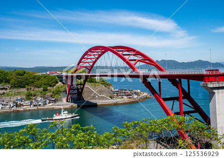 太陽邀請大橋大橋在瀨戶之瀨 125536929