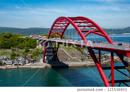 太陽邀請大橋大橋在瀨戶之瀨 太陽邀請大橋大橋在瀨戶之瀨 125536933