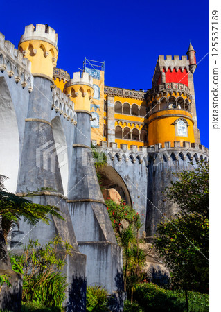 Pena National Palace in Sintra. Lisbon, Portugal 125537189