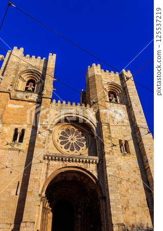 Lisbon Cathedral of St. Mary Major in Lisbon, Portugal 125537219