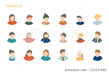 兒童圖示 02 兒童圖示 02 125537689