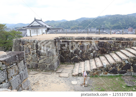 Tsuyama Castle ruins, castle tower base (Tsuyama City, Okayama Prefecture) 125537788