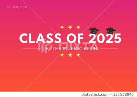 Class of 2025 Let the Journey Begin Graduation Poster 125538045