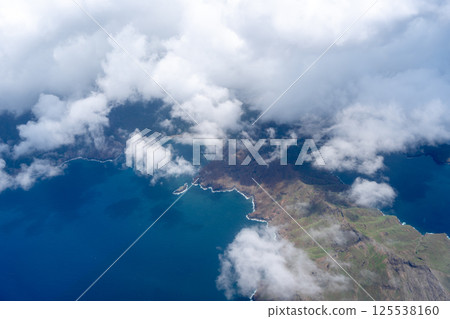 Aerial view of Nuku Hiva in the Marquesas Islands, French Polynesia Aerial view of Nuku Hiva in the Marquesas Islands, French Polynesia 125538160