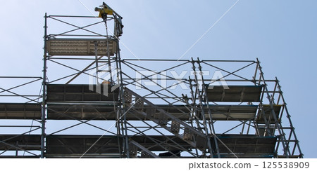 外牆施工鷹架及材料 125538909