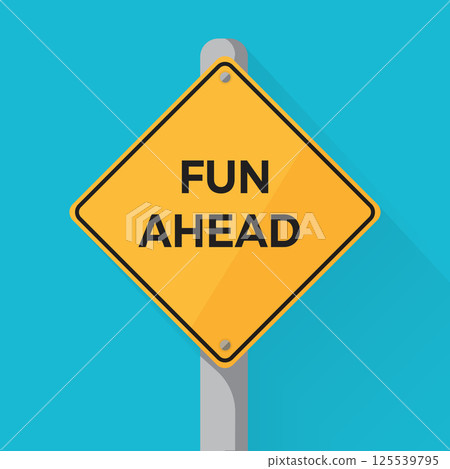 Ahead of the pack concept showed with yellow traffic sign Ahead of the pack concept showed with yellow traffic sign 125539795