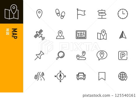 圖標 Icon 矢量 125540161