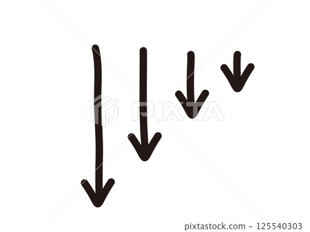 Arrows that look like they were hand-drawn with a thick pen Arrows that look like they were hand-drawn with a thick pen 125540303