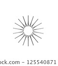 vector illustration of a chrome image 125540871