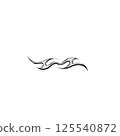 vector illustration of a chrome image 125540872