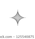 vector illustration of a chrome image 125540875