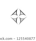 vector illustration of a chrome image 125540877