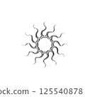 vector illustration of a chrome image 125540878