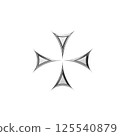 vector illustration of a chrome image 125540879