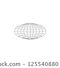 vector illustration of a chrome image 125540880