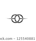 vector illustration of a chrome image 125540881